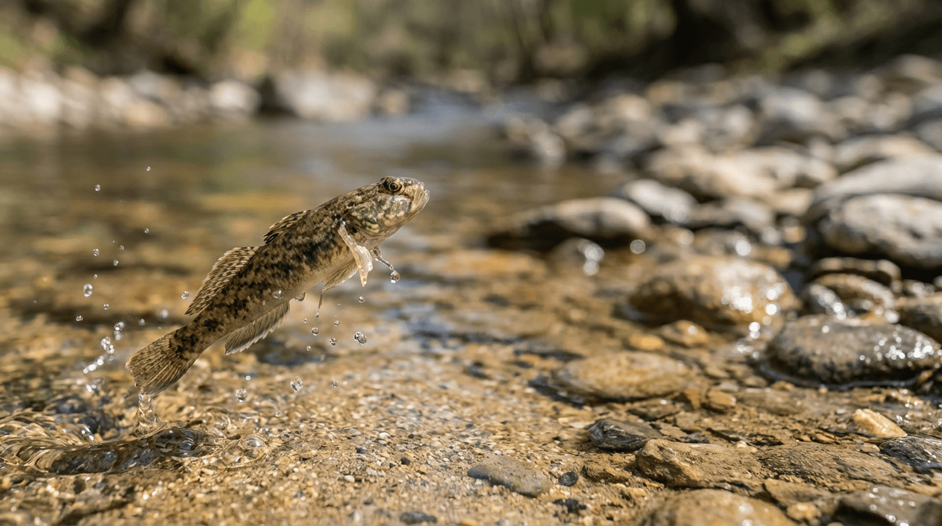 AI-generated Goby image: Goby Action Shot. Marine Fish. Coastal Waters Worldwide.