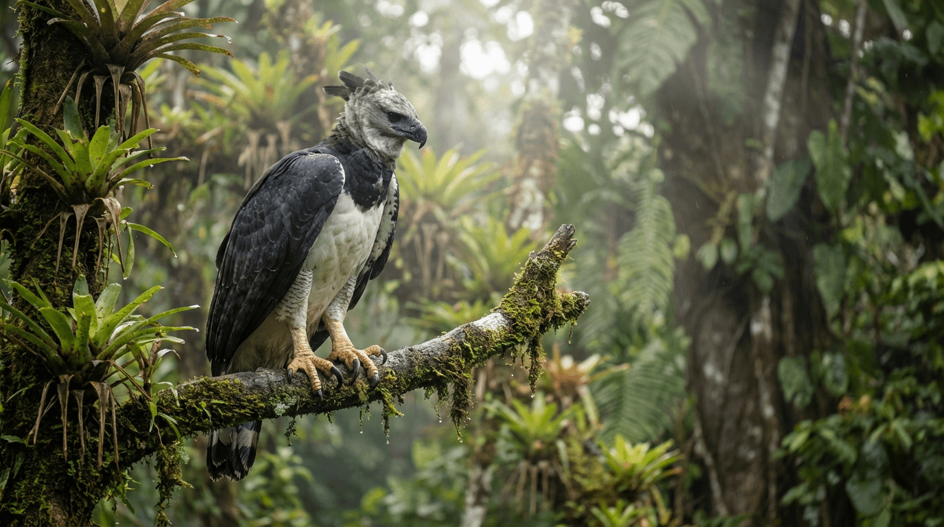 Harpy Eagle Endangered Species AI image page