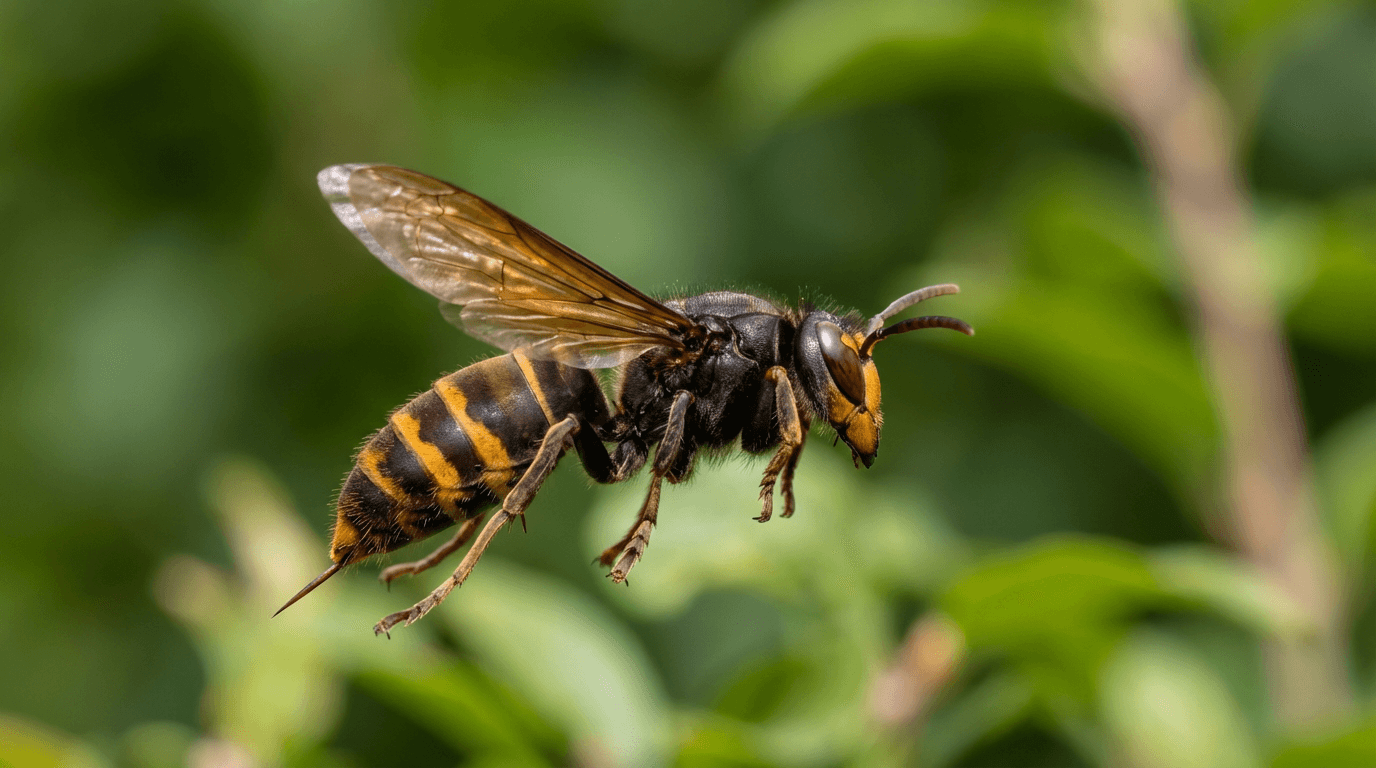 AI-generated Hornet image: Hornet Action Shot. Invertebrates. Worldwide.
