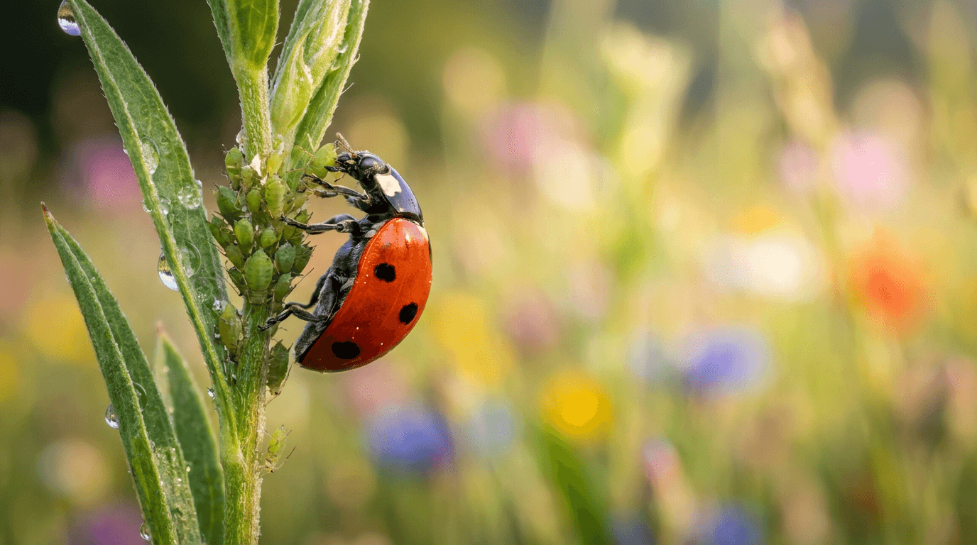 AI 生成的 Ladybug 图片:Ladybug 动作镜头,无脊椎动物. 全球。