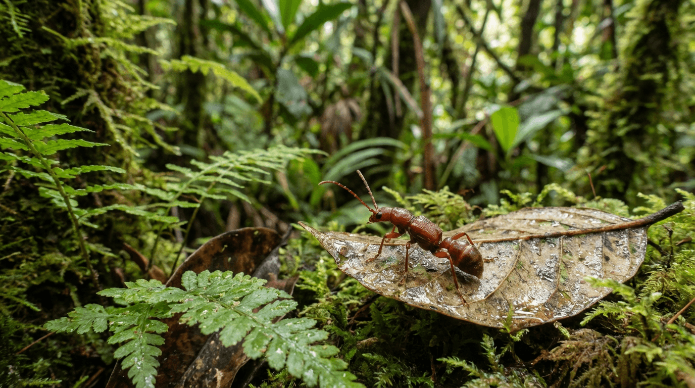 AI-generated Macratria durrelli image: Macratria durrelli in Natural Habitat. Realistic animal image sample.