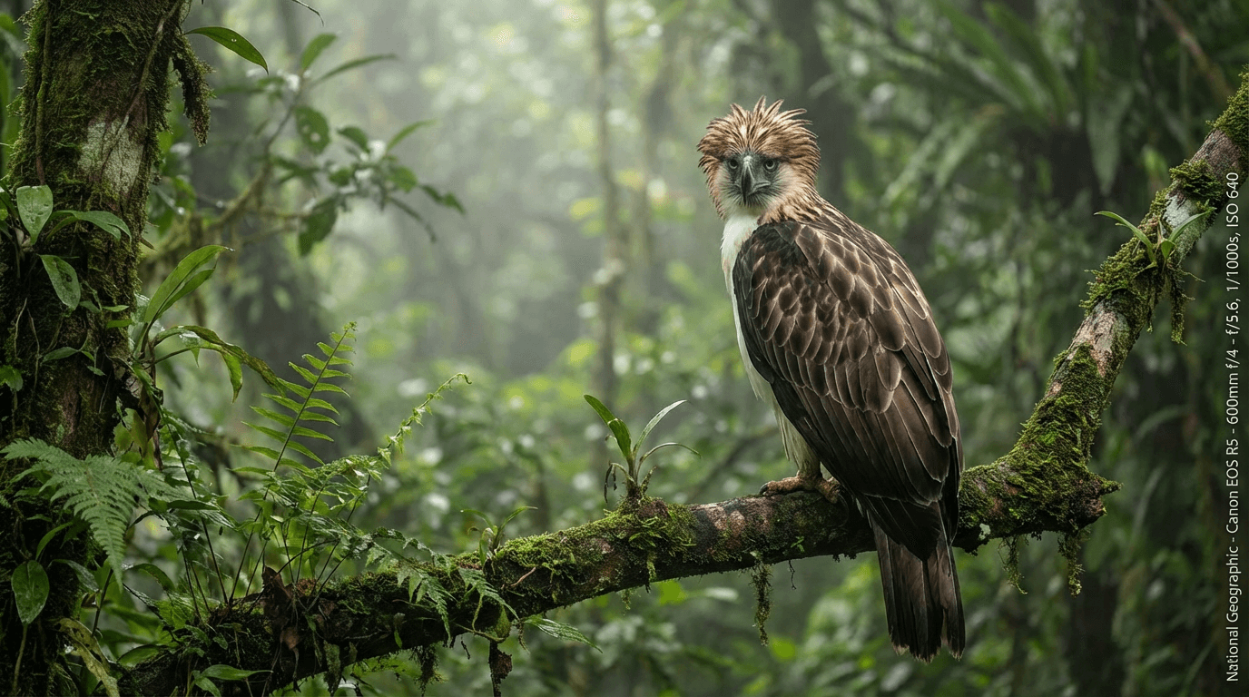 Philippine Eagle Endangered Species AI image page
