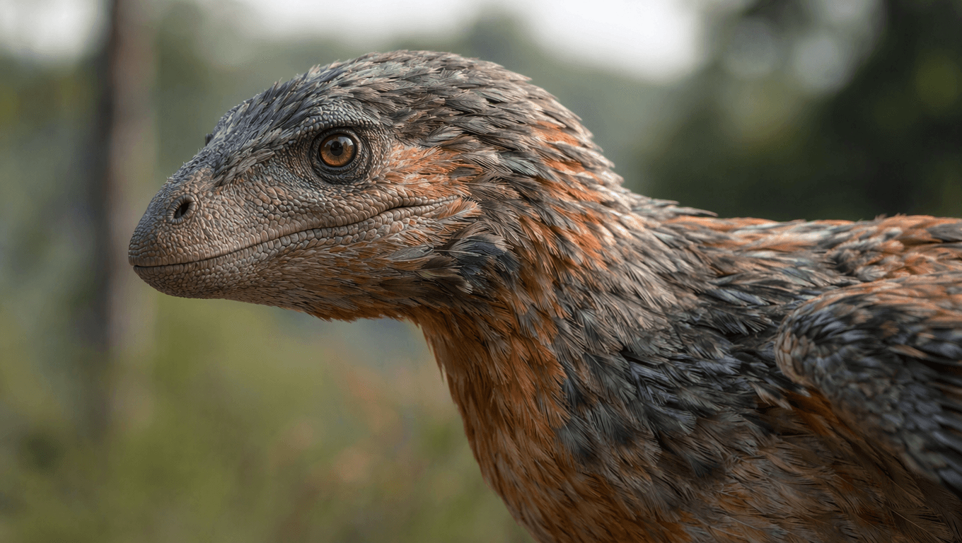 AI-generated Ikrandraco image: Ikrandraco Close-up Portrait. Flying Reptiles. 120 Million Years Ago.