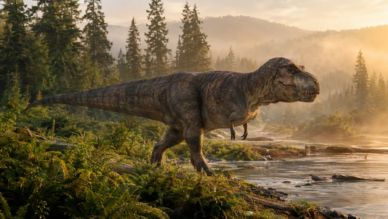 Créer une scène de dinosaures